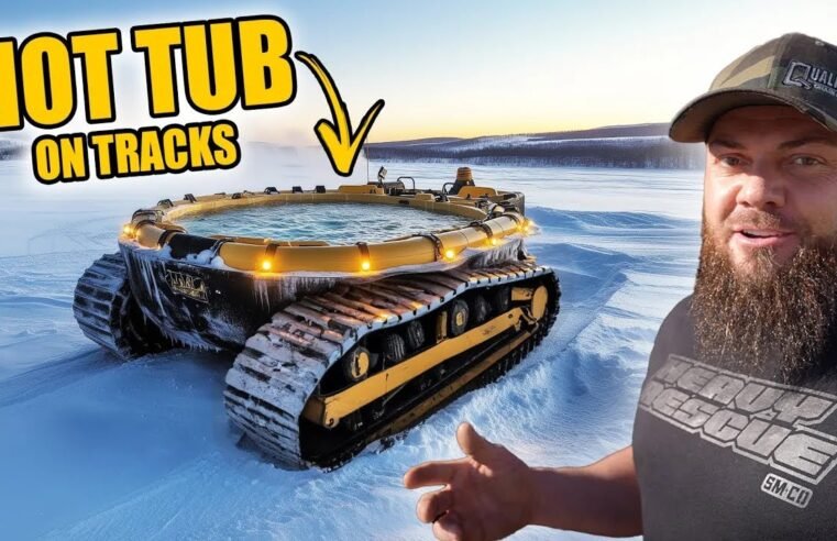 Building a Hot Tub on Snow Tracks Might Be My Best Idea Ever!