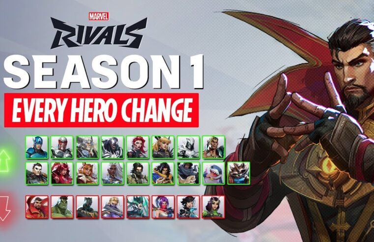 EVERY HERO CHANGE for Season 1 | Marvel Rivals