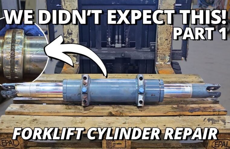 Forklift Cylinder Repair but We DIDN’T Expect THIS! 😱 | Part 1