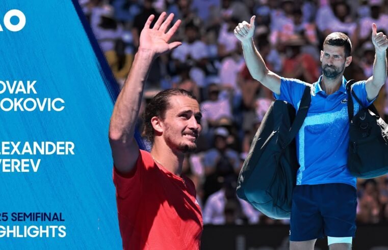 Novak Djokovic v Alexander Zverev Highlights | Australian Open 2025 Semifinal