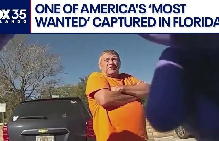 FBI Most Wanted fugitive captured in Florida