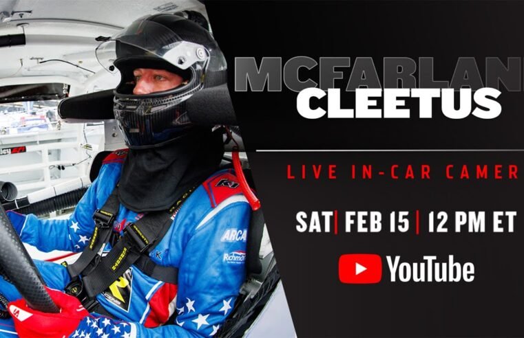 Cleetus McFarland’s Live Daytona In-Car Camera | NASCAR