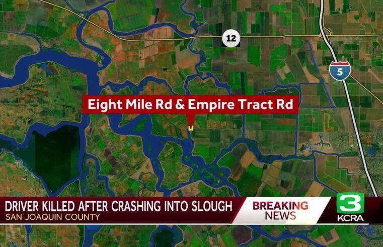 Person found dead after vehicle crashes into Delta in San Joaquin County, sheriff says
