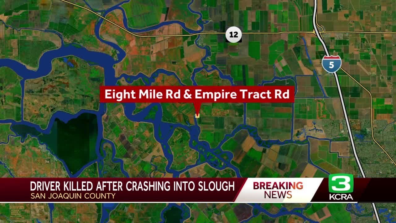 Person found dead after vehicle crashes into Delta in San Joaquin County, sheriff says