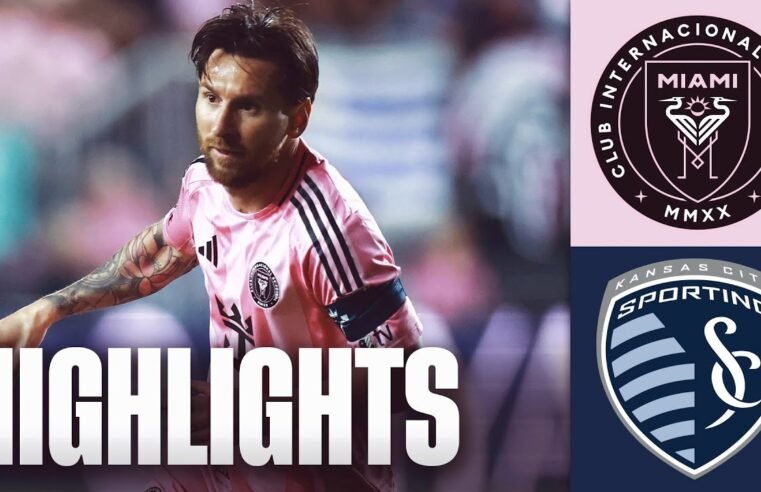 Inter Miami vs. Sporting Kansas City Highlights | CONCACAF Champions Cup | FOX Soccer