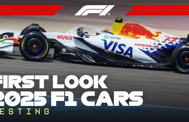 First Look At Cars On Track! | F1 Pre-Season Testing 2025