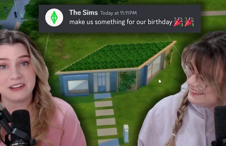 building a house on the sims birthday livestream with ONLY 25 items