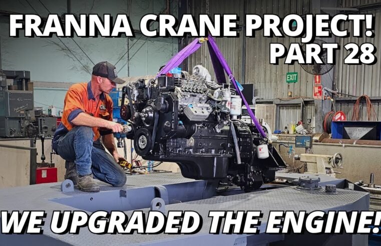 Test Fitting the NEW Engine and it’s a BIG Upgrade! | Franna Crane Project | Part 28