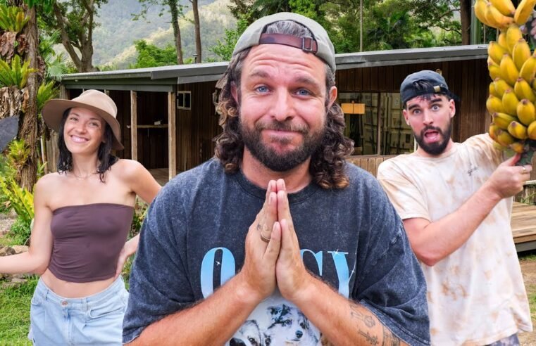 Initiating Eamon & Bec into my rainforest commune
