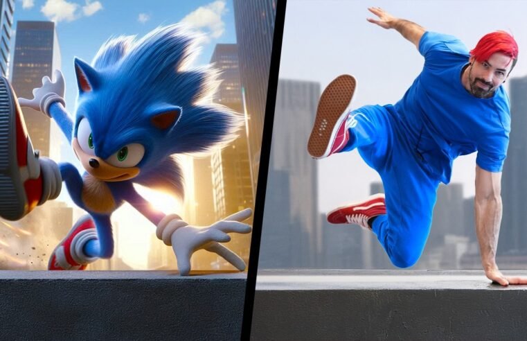 Trying Stunts From Sonic The Hedgehog 3 In Real Life!