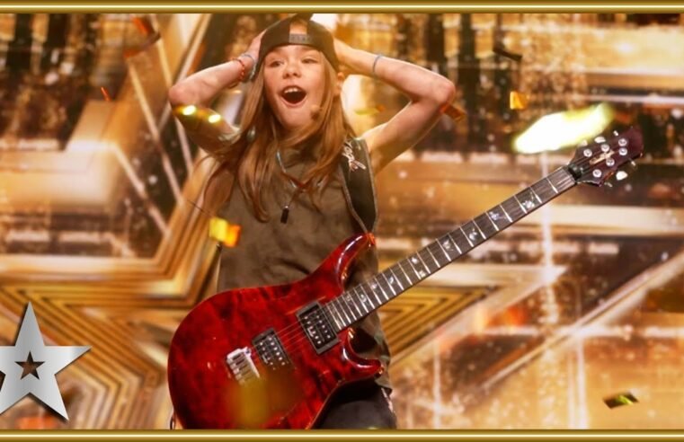 GOLDEN BUZZER winner Olly Pearson rocks with QUEEN guitar solo! | Auditions | BGT 2025