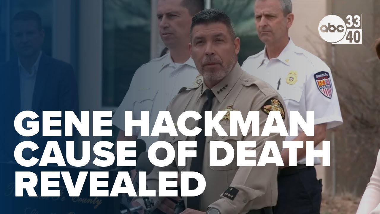 Authorities reveal cause of death for actor Gene Hackman and wife