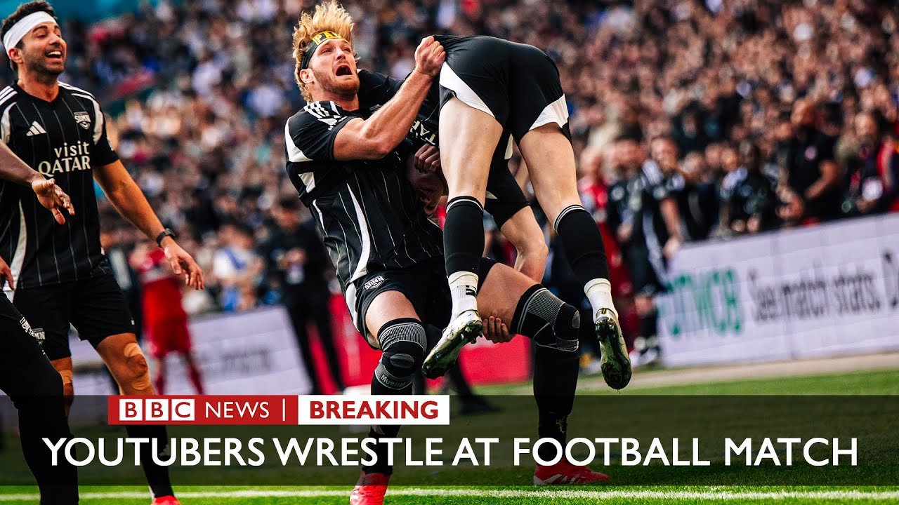 LOGAN PAUL SUPLEXED ME & I SCORED DREAM GOALS IN FRONT OF 90,000