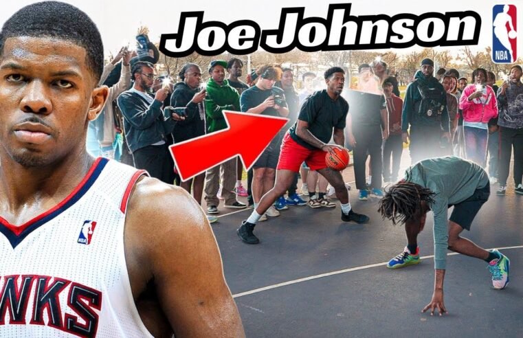 SNEAKING NBA Legend Joe Johnson Into A Park Run…