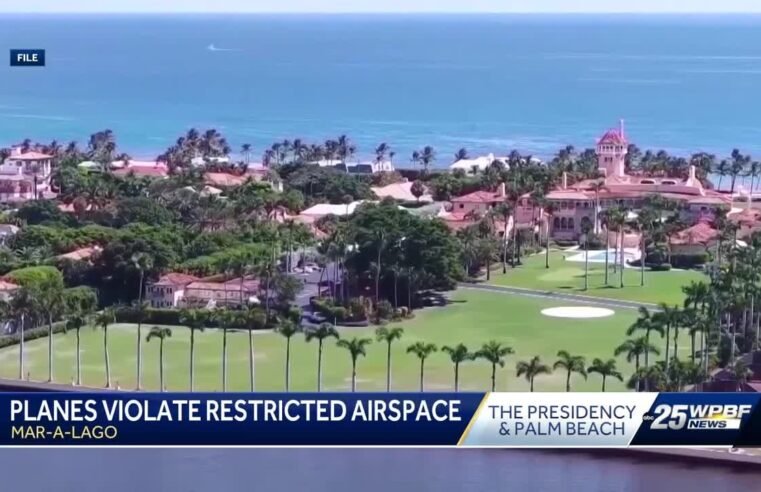 F-16 fighter Falcon intercepts aircraft after violating flight restrictions over Mar-a-Lago