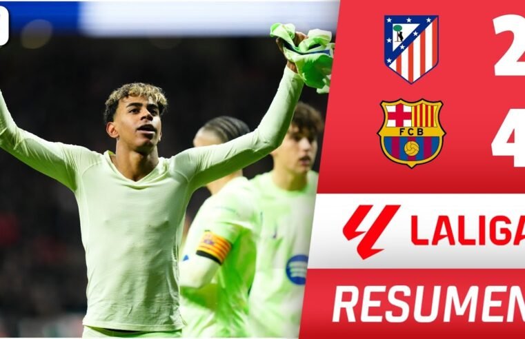 BARCELONA logró REMONTADA MEMORABLE 4-2 ante ATLÉTICO DE MADRID y demuestra QUIÉN MANDA en La Liga
