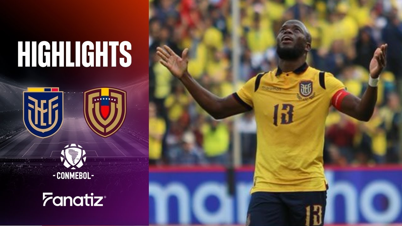 Ecuador vs Venezuela 2-1 | Highlights | World Cup Qualifiers 2026