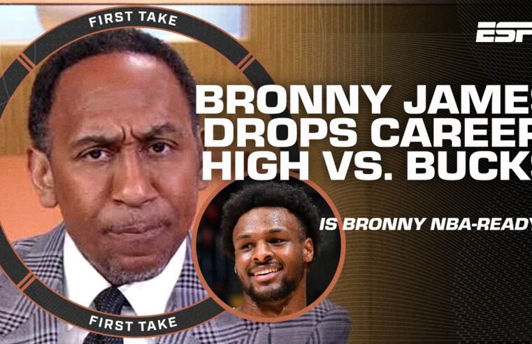 ‘I MIGHT’VE BEEN WRONG’ 🤷‍♂️ Stephen A. admits THIS about Bronny + Curry-less Warriors | First Take