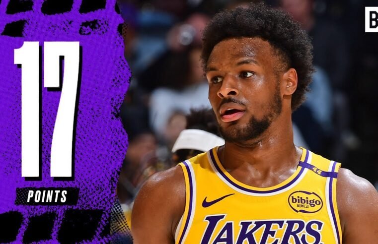 Bronny James Drops Career-High 17 Points in 30 Minutes vs. Bucks