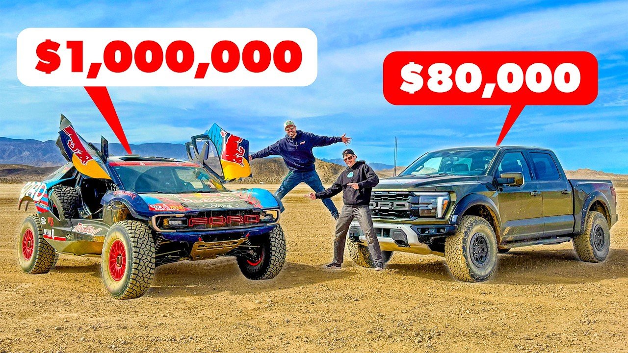 Ford Raptor vs $1,000,000 Raptor T1+