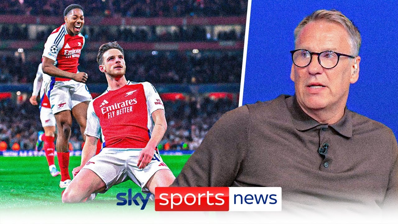 Paul Merson reacts to Arsenal’s incredible 3-0 victory over Real Madrid