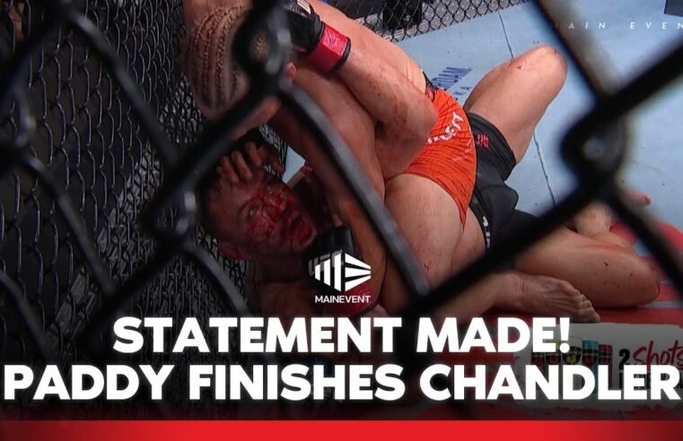 “Welcome to the Elite!” Paddy sends title warning with BRUTAL Chandler finish | Fox Sports Australia