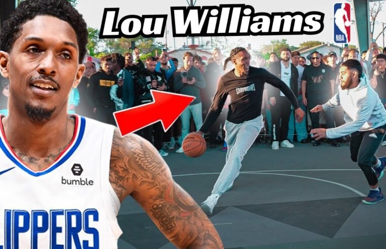 SNEAKING NBA Legend Lou Williams Into A Park Run… (ft. Dwight Howard)