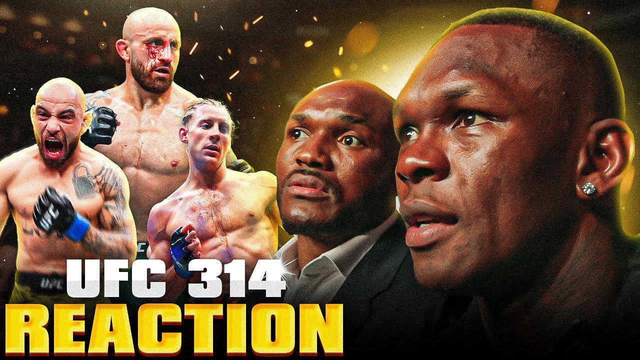 Israel Adesanya & Kamaru Usman React Cage Side To The INSANE UFC 314 Pay Per View