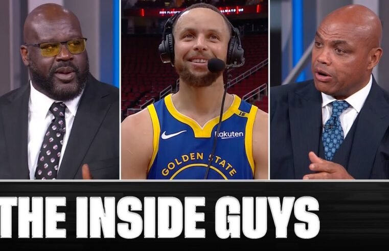 Steph Joined the Inside Guys After a Game 1 Win in Houston 🍿 | NBA on TNT