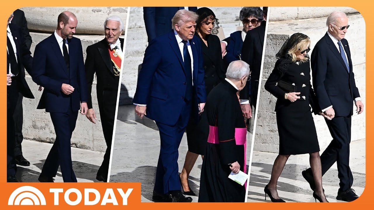 Trump, Biden and other dignitaries attend Pope Francis’ funeral