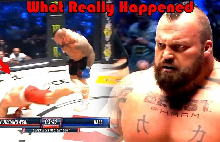 30 SEC KNOCKOUT!!! 334lb Eddie Hall DESTROYS in First MMA Fight (Eddie Hall vs Mariusz Pudzianowski)