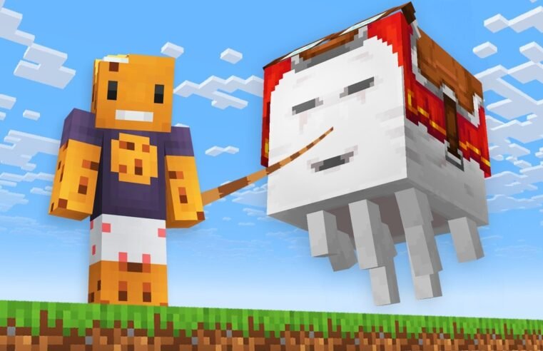 i saved the happy ghast in survival minecraft