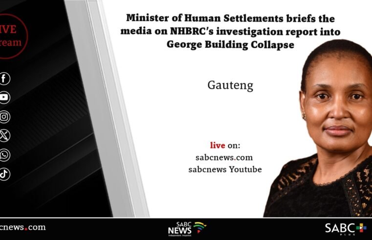 LIVE | George building collapse investigation outcome by NHBRC