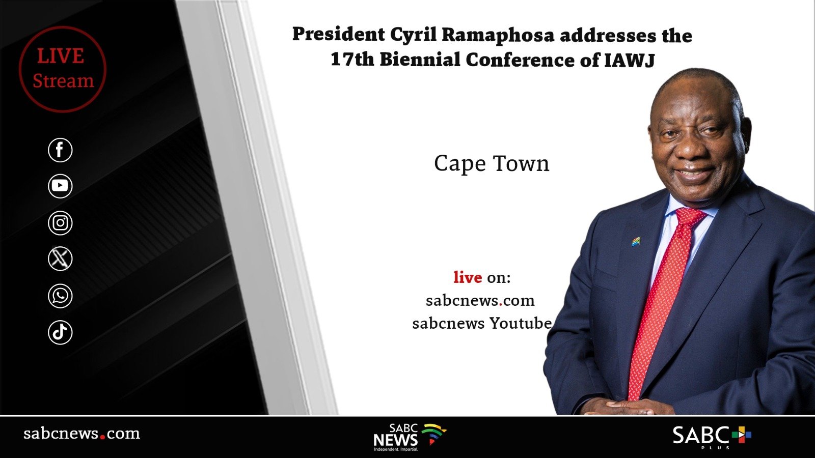 LIVE | Ramaphosa addresses 17th IAWJ Biennial Women Judges Conference