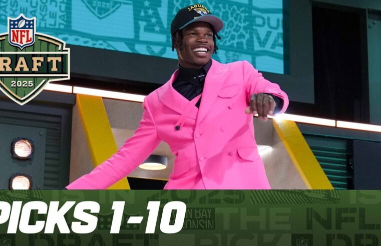 Picks 1-10: Jaguars TRADE UP For Travis Hunter | 2025 NFL Draft