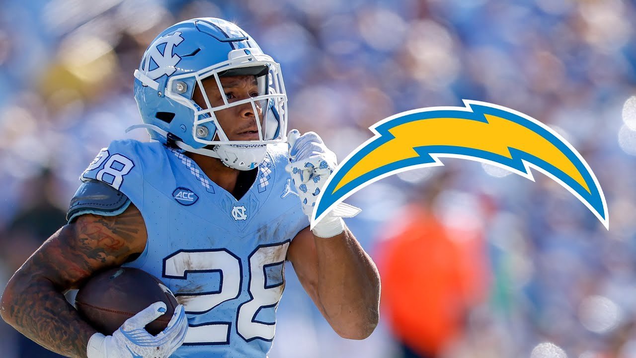 1st Round Pick RB Omarion Hampton College Highlights | LA Chargers