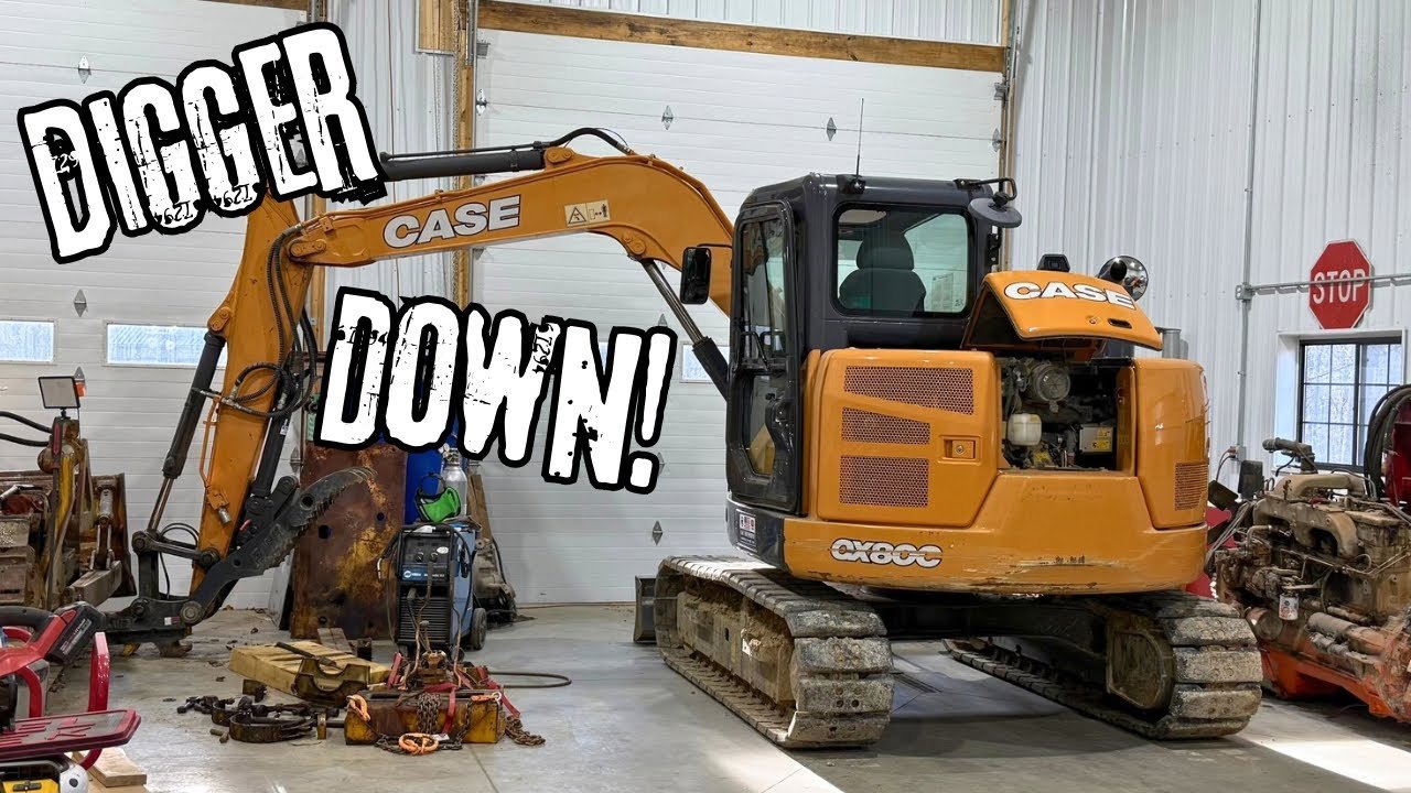 This CASE Excavator has NO POWER, How Bad Can It Be?