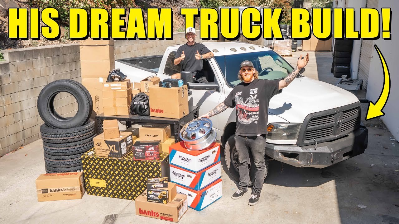 Surprising My Best Friend with His DREAM BUILD! – Full Transformation Ram 3500