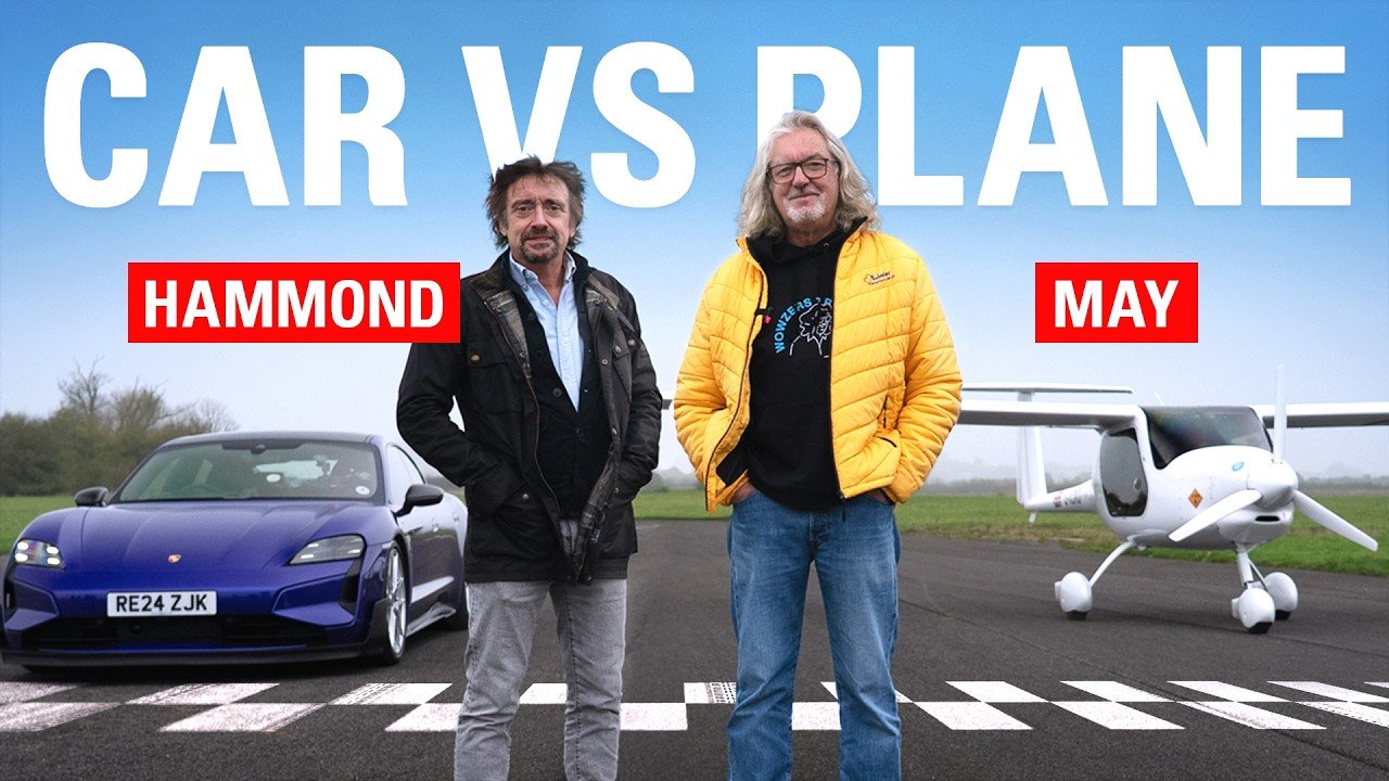 Richard Hammond VS James May – Plane vs Car RACE!