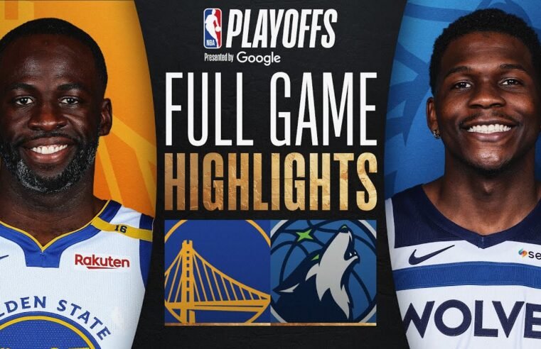 #7 WARRIORS at #6 TIMBERWOLVES | FULL GAME 1 HIGHLIGHTS | May 6, 2025