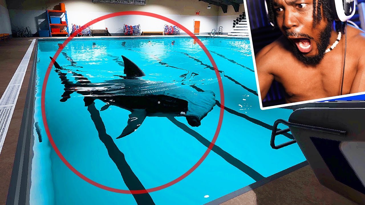 MY DEEPEST FEAR. There’s a SHARK in the POOL [Sharks And Minnows]