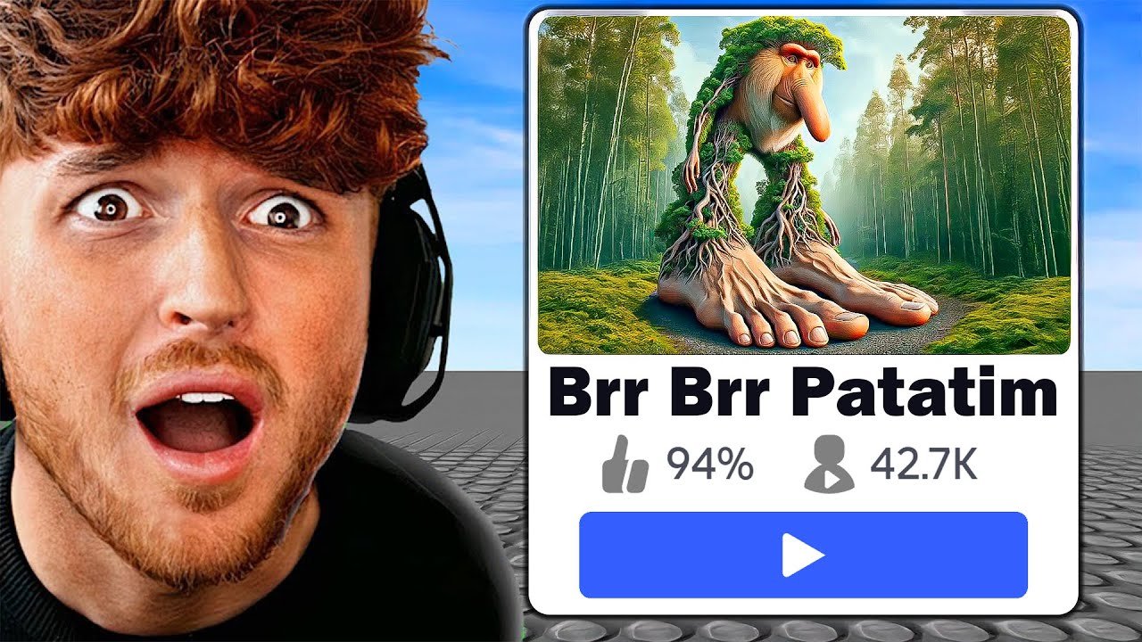 The MOST BRAINROT Roblox Games..