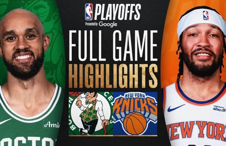 #1 CELTICS at #3 KNICKS | FULL GAME 4 HIGHLIGHTS | May 12, 2025