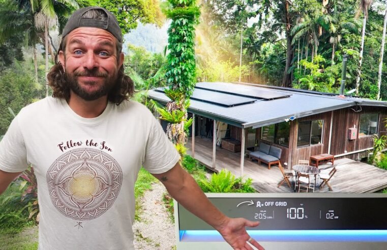 My Off-Grid Solar Battery install that feels like the FUTURE!