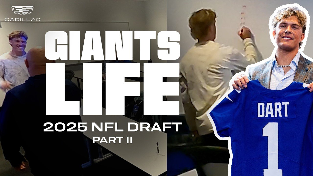 How the Jaxson Dart Trade Went Down | Giants Life: 2025 NFL Draft (Part 2)