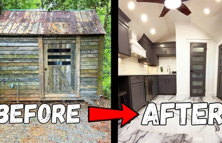 I turned an ABANDONED shed into a SMART home