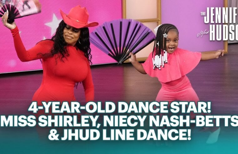 4-Year-Old Miss Shirley Stuns JHud & Niecy Nash-Betts with Her Line Dancing!