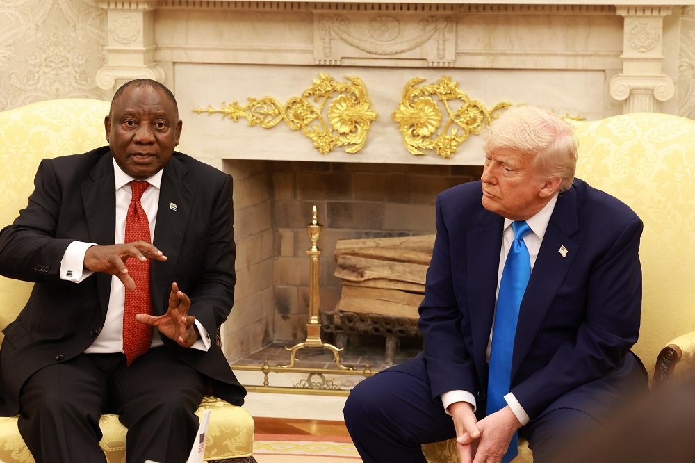 Trump slammed for exploiting white crosses in false genocide claim – SABC News