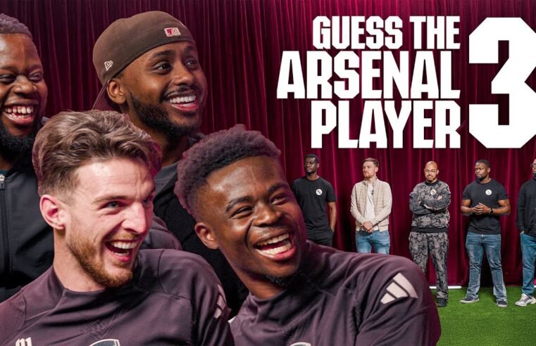 DID THEY GET IT RIGHT?! 🤣 | GUESS THE ARSENAL PLAYER 3 | Declan Rice, Bukayo Saka, Sharky & Frimmy