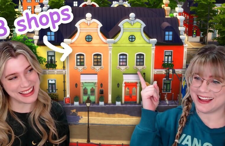building a mall WITH apartments in the sims 4 | Businesses & Hobbies Pt 2